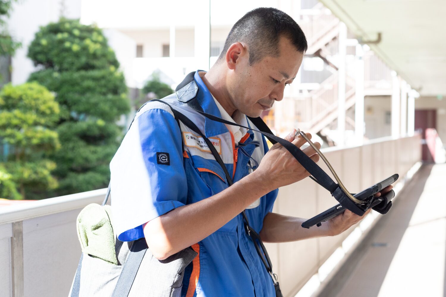 保安巡回の様子