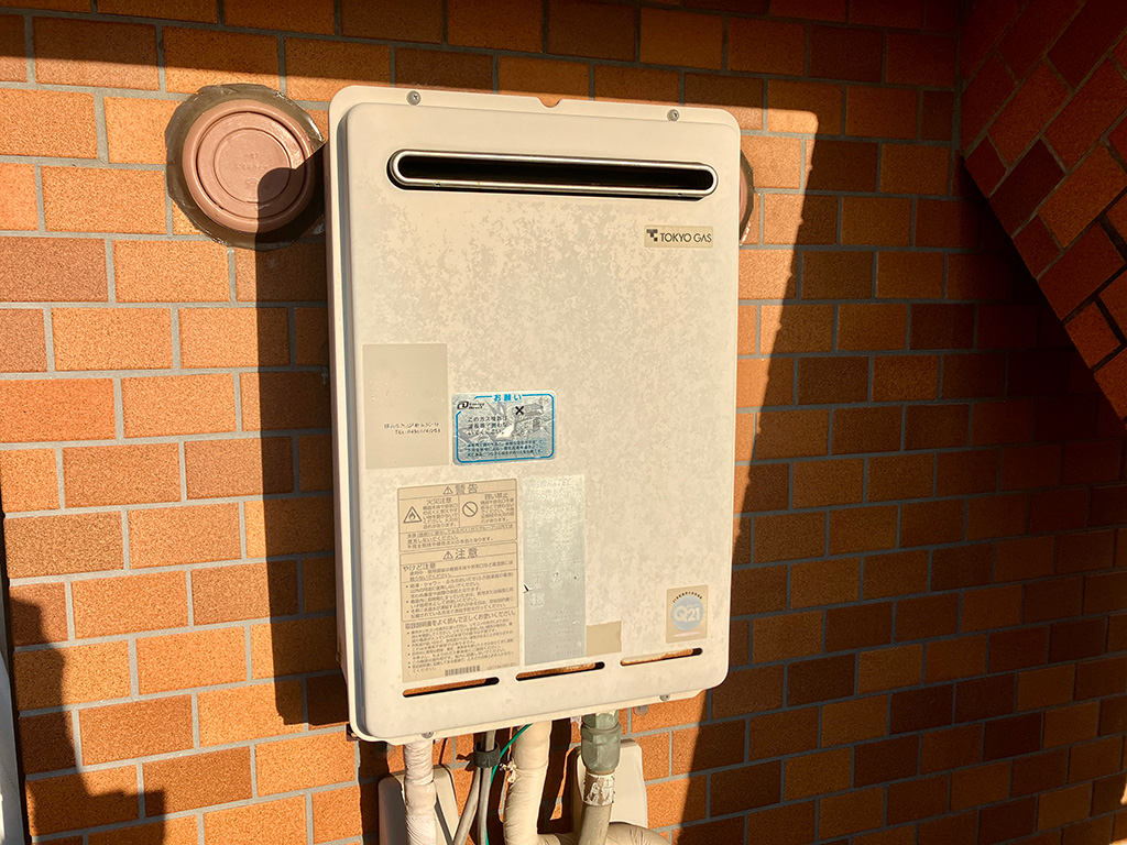 たまに大きな音がすることがお悩みの給湯器を「エコジョーズ」に交換　神奈川県横浜市